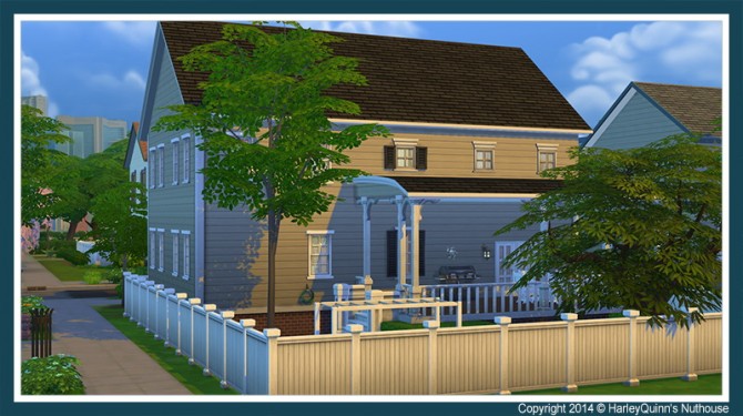 Sims 4 The Riverside house at Harley Quinn’s Nuthouse