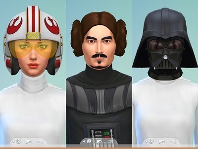 Versatile Star Wars Hats by Snaitf at Mod The Sims