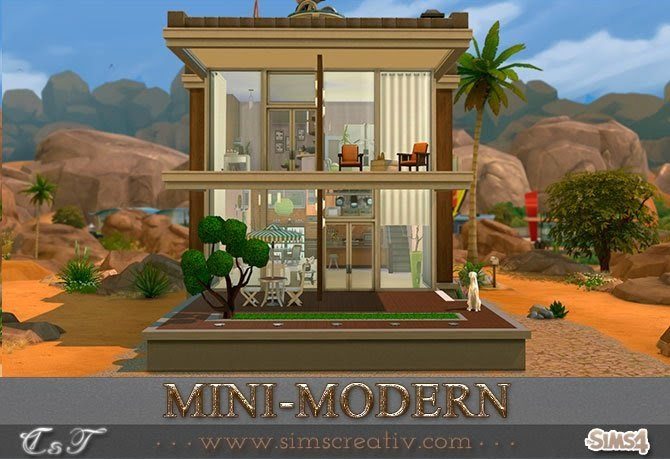 Sims 4 Mini modern by Tanitas8 at Ladesire
