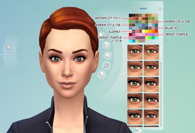 Sims 4 MORE super bland comic eyes by Helianthea at Mod The Sims