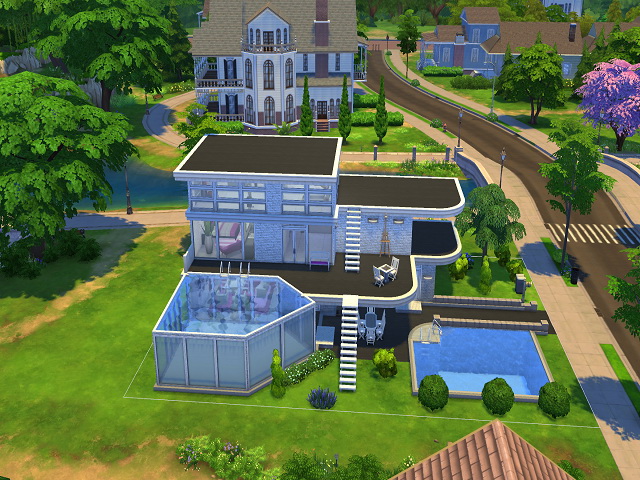 Sims 4 Spring Road 2 house by OldBox at All 4 Sims