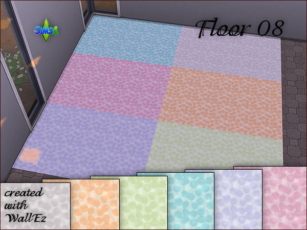 Sims 4 4 carpet floors in 6 colors at Arte Della Vita