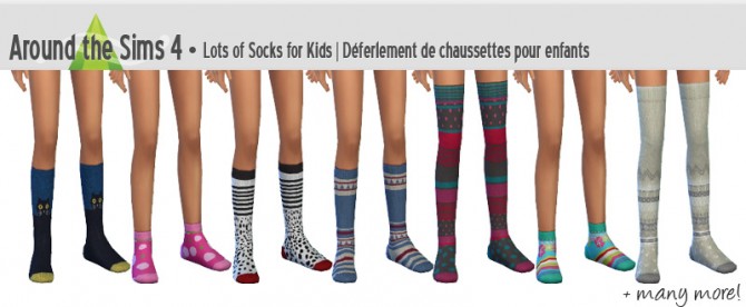 Sims 4 Socks for kids at Around the Sims 4