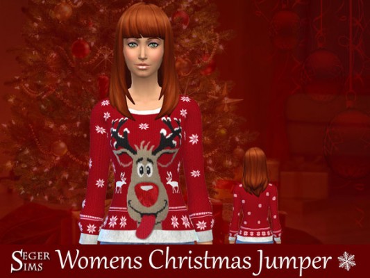 Christmas Jumpers by SegerSims at TSR » Sims 4 Updates