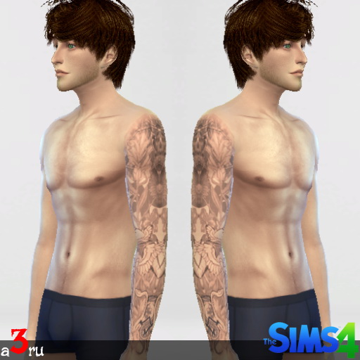 Sims 4 Sleeve tattoo at A3RU