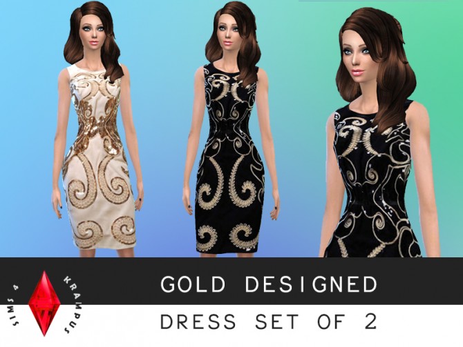 Sims 4 Dresses and tops at Sims 4 Krampus