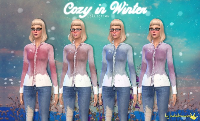 Sims 4 Cozy in Winter collection at In a bad Romance