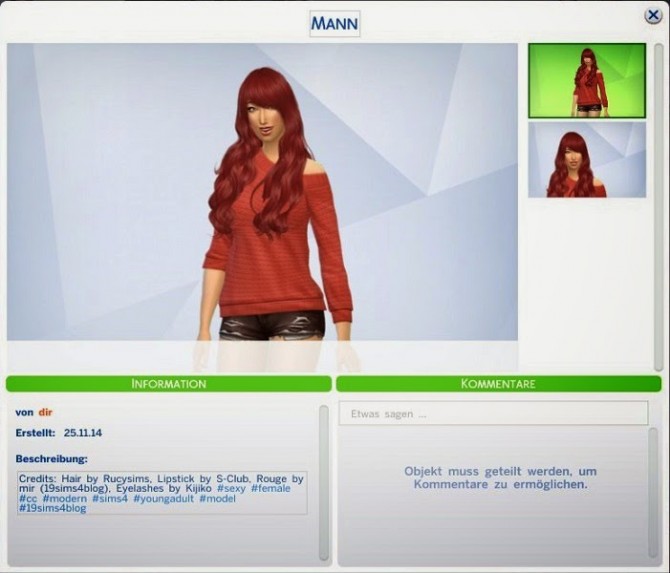 Sims 4 Theresa Mann at 19 Sims 4 Blog
