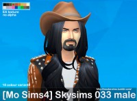Mo Sims4 Skysims 033 hair conversion at Mocka Simblr