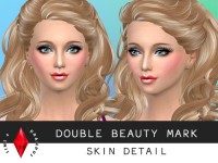2 Double beauty mark at Sims 4 Krampus