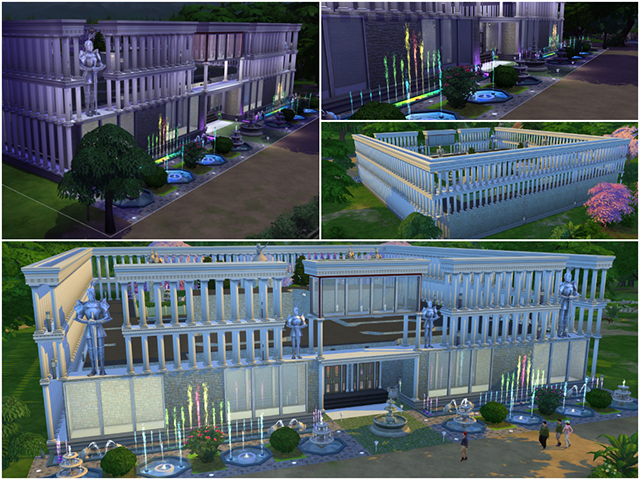 Sims 4 Art Museum by Sim4fun at Sims Fans