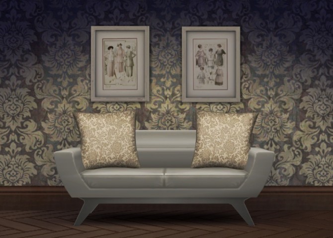 Sims 4 5 Victorian wallpapers at Sibyl Sims