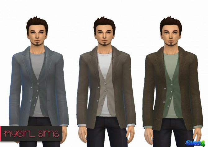 Sims 4 Blazer with Vest at NyGirl Sims