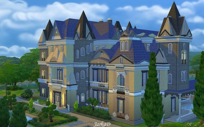 Sims 4 FLORESSA Mansion at JarkaD Sims 4 Blog