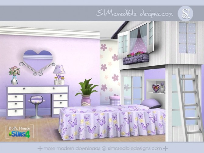 Sims 4 Dolls House by SIMcredible at TSR