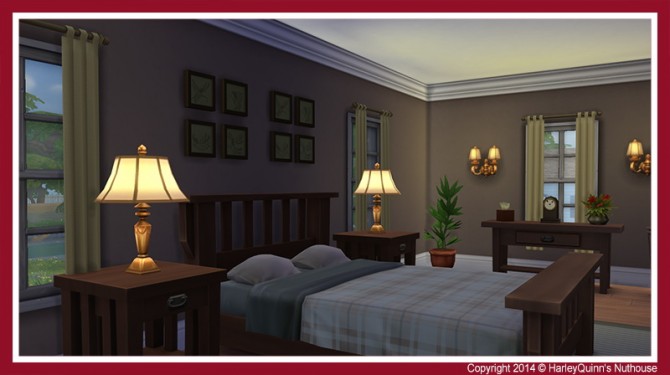 Sims 4 The Crimson house at Harley Quinn’s Nuthouse