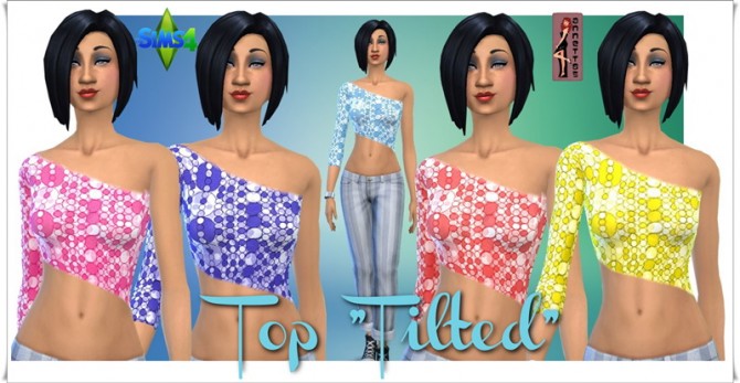 Sims 4 Tilted top at Annett’s Sims 4 Welt