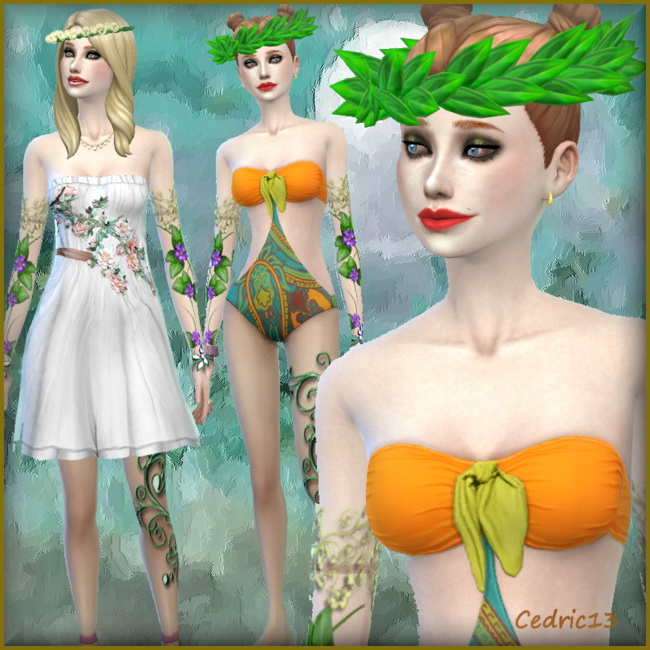 Sims 4 Flora Lafée by Cedric13 at L’univers de Nicole