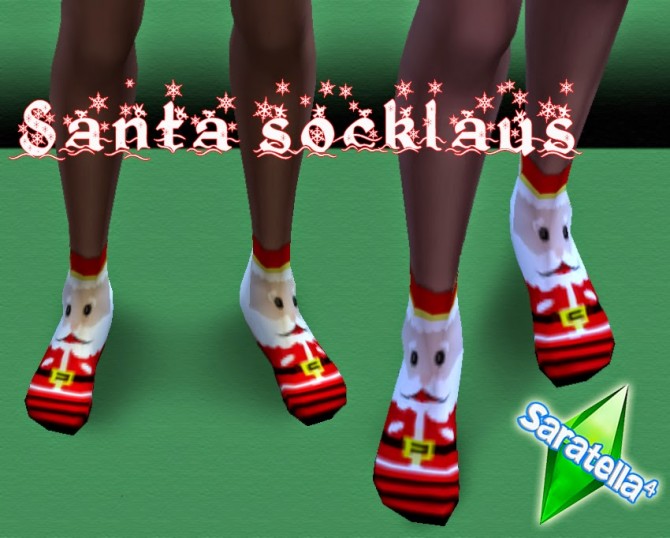 Sims 4 Santa Socks at Saratella’s Place