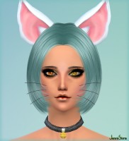 Kitty Whiskers, Necklace, Choker, Ears at Jenni Sims