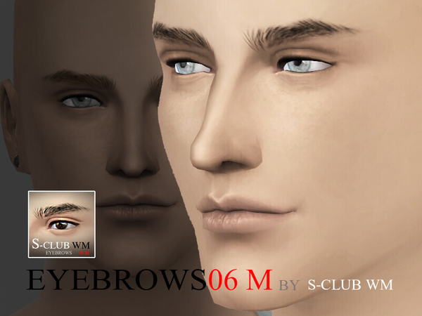 Sims 4 Eyebrows 06 by WM S Club at TSR