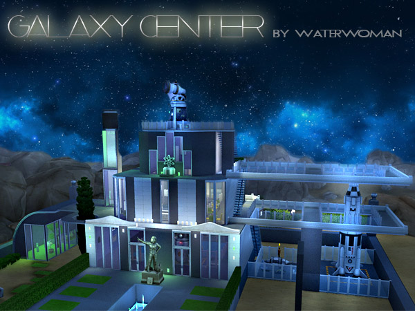 Sims 4 Galaxy Center by Waterwoman at Akisima