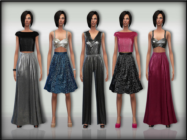 Sims 4 Fashion Set 1 by ShojoAngel at TSR
