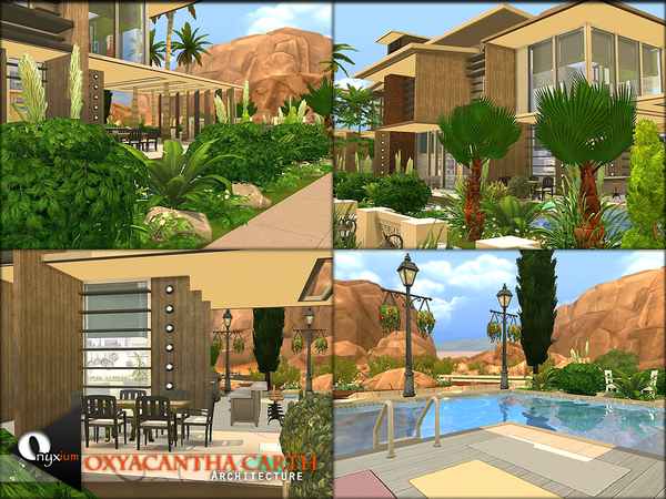 Sims 4 Oxyacantha Carth house by Onyxium at TSR