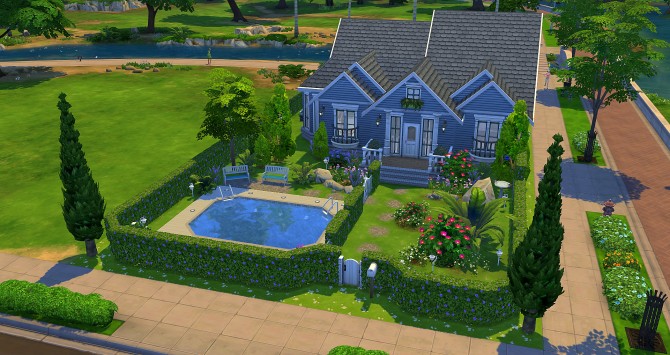 Sims 4 Gardenia house at Studio Sims Creation