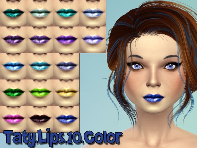 Sims 4 Lips 10 at Taty – Eámanë Palantír