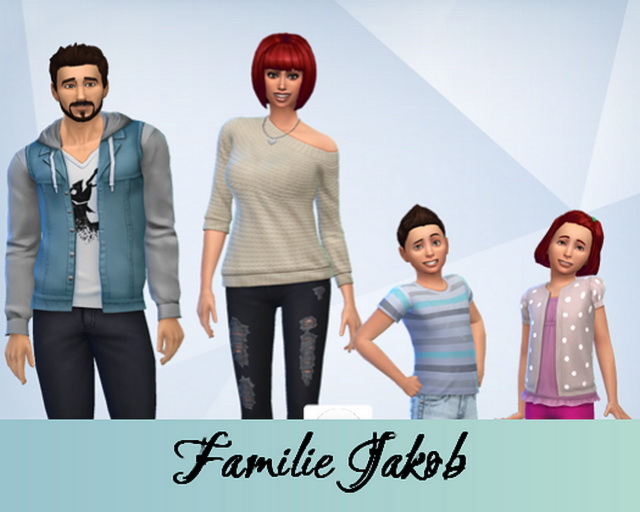 Sims 4 Jakob family by Blackbeauty583 at Beauty Sims