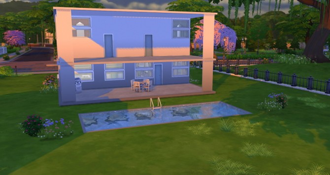 Sims 4 Modern House 3 at 19 Sims 4 Blog
