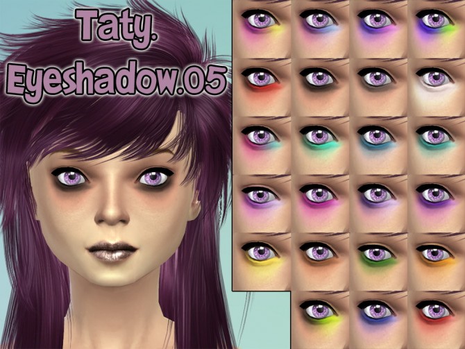 Sims 4 Eyeshadow 05 at Taty – Eámanë Palantír
