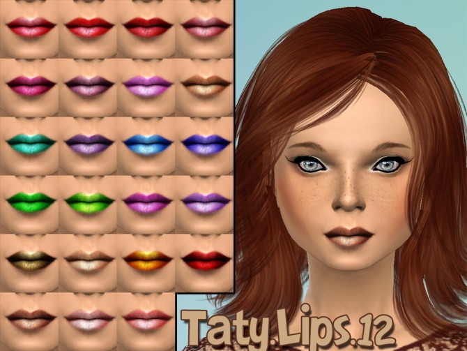 Sims 4 Lips 12 at Taty – Eámanë Palantír