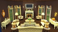 Elegant Living Room at Sanjana sims