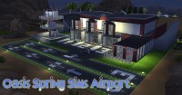 Oasis Spring Sims Airport by Sim4fun at Sims Fans