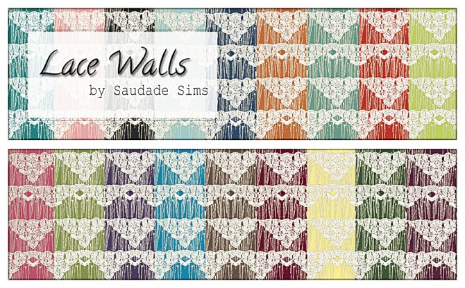 Sims 4 Lace walls at Saudade Sims