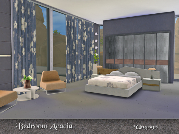 Sims 4 Acacia Bedroom by ung999 at TSR