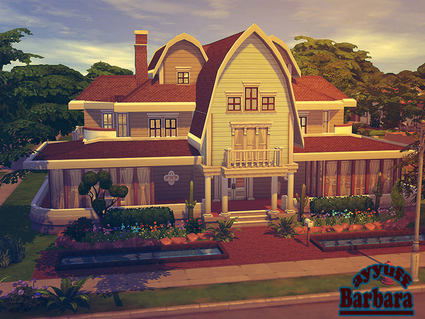 Sims 4 Barbara house furnished by ayyuff at TSR