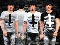 Darkside T-shirt by Pinkzombiecupcakes at TSR