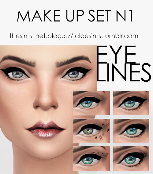 Sims 4 Eyelines N1 at Cloe Sims