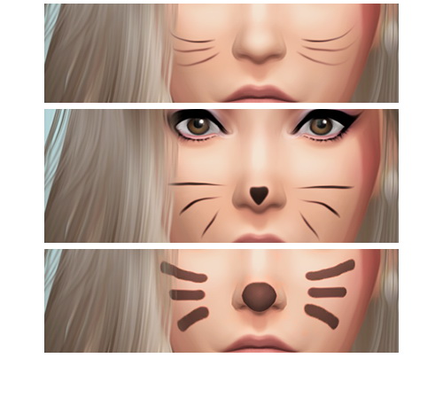 Sims 4 Cute Kitty mask at Cloe Sims
