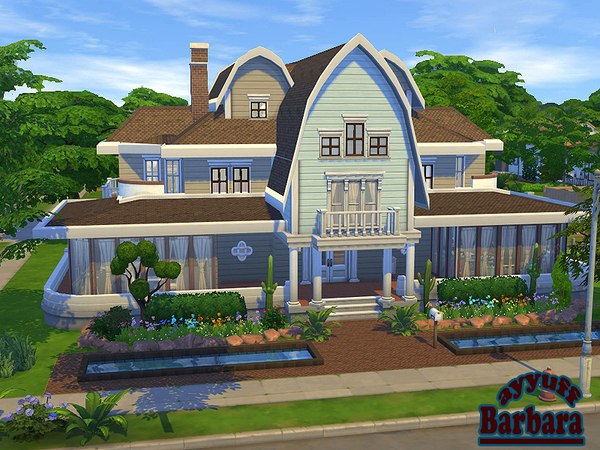 Sims 4 Barbara house furnished by ayyuff at TSR