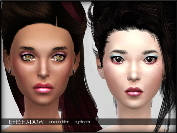 Sims 4 Eyeshadow Set 3 by ShojoAngel at TSR