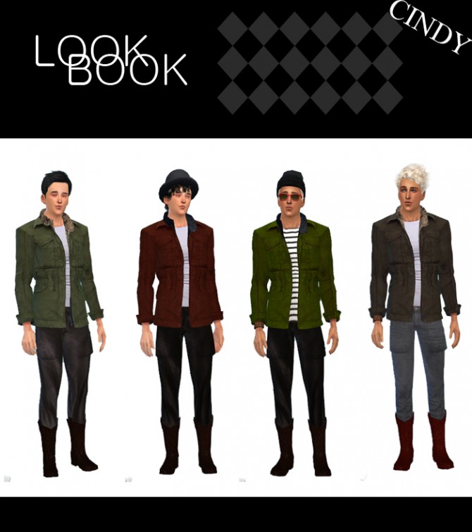 Sims 4 4 outfits +  2 boots at CCTS4