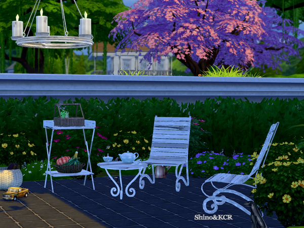 Sims 4 Autumn Outdoor set by ShinoKCR at TSR