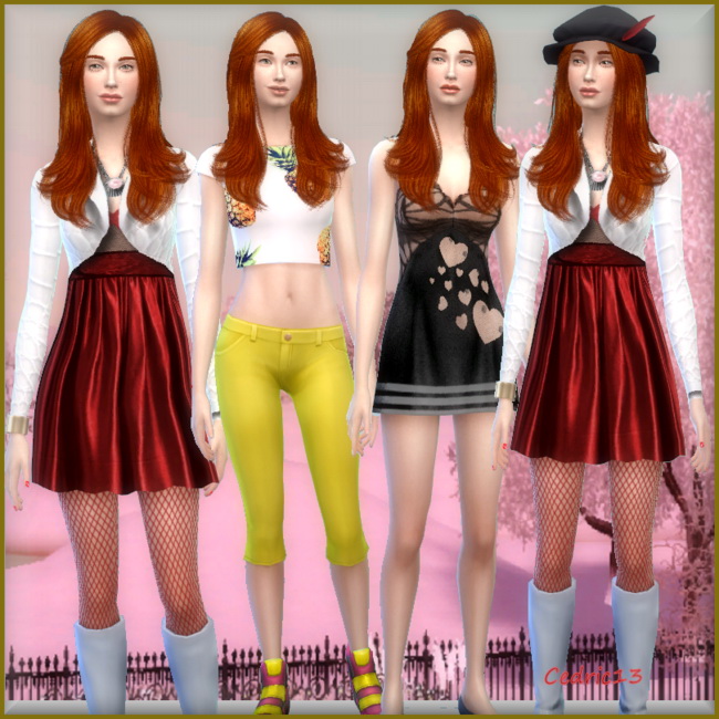 Sims 4 Justine by Cedric13 at L’univers de Nicole