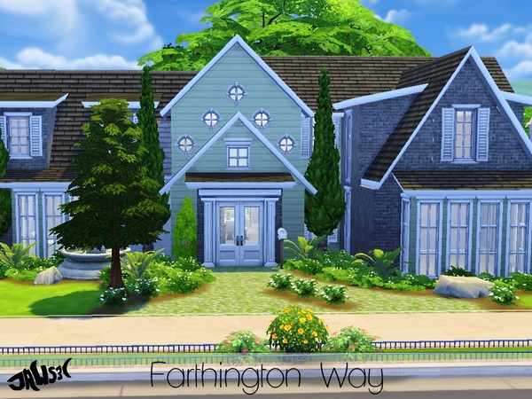 Sims 4 Farthington Way house by Jaws3 at TSR