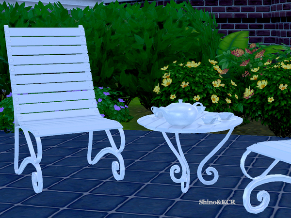 Sims 4 Autumn Outdoor set by ShinoKCR at TSR