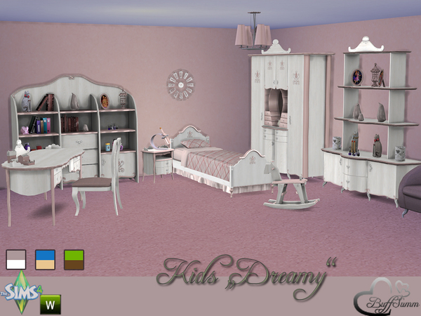 Sims 4 Dreamy Kidsroom by BuffSumm at TSR